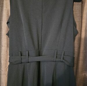 Elegant Black Sleeveless Romper